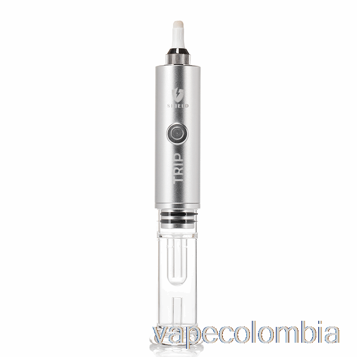 Vape Kit Completo Escudo Viaje Vaporizador Portátil Kit Plata